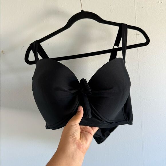 Torrid Black Swim Top - Picture 3 of 6
